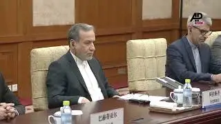 Chinese Foreign Minister Wang Yi held talks Iranian counterpart Seyed Abbas Araghchi in Beijing