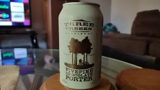 Three Creeks Brewing Co: Fivepine Chocolate Porter Review