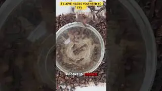 3 Clove HACKS You Need to Try⚡️#shorts #lifehacks #shortvideo