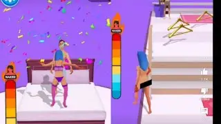 Strip Game 👙🍑💋 girls) | Sexy girls strips (get 🍑)| walk-through gameplay part 2