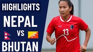 NEPAL VS BHUTAN AFC U20 Women's Asian Cup Qualifiers Thailand 2026.#football #nepalifootball #fc24 