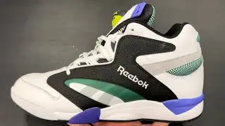 Reebok Shaq Victory Pump Basketball Meets Tennis White Green Shoes