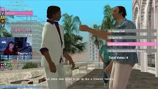 GTA Vice City First Person With Chat Controlled Chaos Mod - Part 3 - SUBS Activate 10 RANDOM EFFECTS