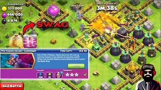 how to 3 star 9th anniversary challenge Attack | COC New Event Attack | 9th anniversary easy attack
