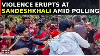 West Bengal: Violent Clash Erupts Between TMC and BJP Workers in Sandeshkhali Amid Last Phase Poll