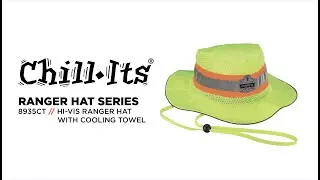 The Chill-Its 8935CT Hat Provides Lightweight, Breathable Sun Protection with PVA Cooling Technology