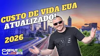 Quanto CUSTA viver nos EUA em 2026? 💸 | Custo de Vida Atualizado #vidanoseua