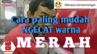 🔴Grand livina x gear  BODY REPAIR cara Cat mobil warna merah