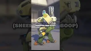 Бригитта знакомит Бастиона с героями Overwatch 2.