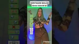 MONTAGEM BAIL&Atilde;O dance tutorial✅Like&subscribe ❤ #like #subscribe#subscribemychannel