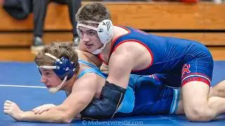 165 – Andrew Brendel {G} of DePaul College Prep IL vs. Micah Spinazzola {R} of Saint Rita IL