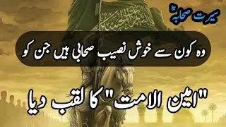 Ameen ul Ummat; Ka Laqab Kis Sehabi Ko Dia Seerat e Sahabah R.A || Life Of Sahabah Karaam R.A.0114