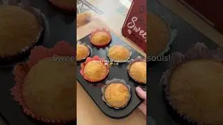 Yummiest Vanilla Muffins! #shorts #cooking #food #fyp #youtubeshorts #youtube #asmr #recipe #viral