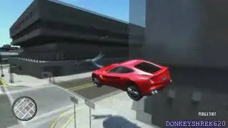 GRAND THEFT AUTO IV 2013 FERRARI F12 BERLINETTA CRASH TESTING HD