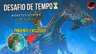 EM BUSCA DO PINGENTE EXCLUSIVO! | Desafio de Tempo: JIN DAHAAD AT | Monster Hunter WILDS [ESPAD&Atilde;O]