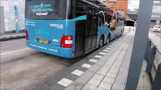Het Bus en Trein vervoer op Station Almere Centrum 11-03-2020