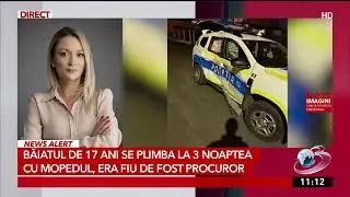 O mașină de Poliție a lovit &icirc;n plin un motociclist, &icirc;n Giurgiu. Băiatul de 17 ani a murit