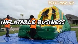 water slide inflatable pick up | inflatable biz
