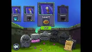 Plants vs Zombies Night Level 6-10