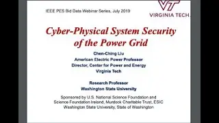 (IEEE BDA Webinar Series) Cyber-Physical System Security of the Power Grid