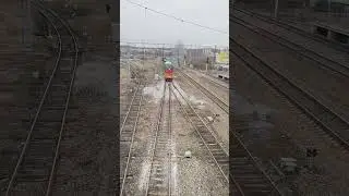 USSR#railway  Спокойное видео с Чмэ3 6080 на станции:Балабаново
