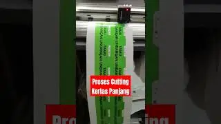 proses cutting kertas seticker panjang