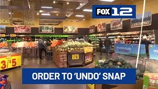 Despite Trump admin order to &lsquo;undo&rsquo; SNAP benefits, Oregon says state won&rsquo;t take back money