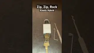 American 6pin Twin Peak Kinetic Treatment. #lockpicking #locksport #covert #lockpick #shorts #howto