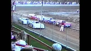 Highland Speedway Racing Action From July 22, 1996. Fair Week Late Model Open.