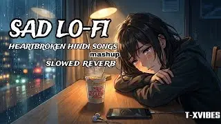 Sad Lo-Fi 💔| Heartbroken Hindi Songs Mashup| Slowed Reverb| Cry Night