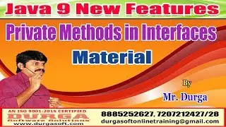Download Java 9 New Features: Private Methods in Interfaces Material