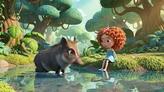 Five Little Peccaries Oink Oink Oink | Nursery Rhymes for Kids & Baby Songs