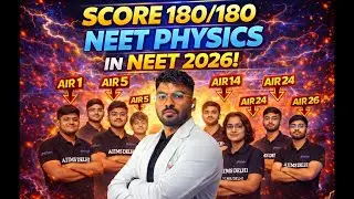Score 180/180 in NEET physics 2026 as an average student! (The only video you need)
