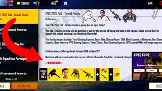 17th October, 400k live watching rewards redeem code ,#freefireindia ,#freefireesportsindia