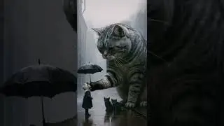 Giant Cat 🐱✨ When the Cat Becomes the Guardian of a Japanese House 🏯📖