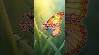 butterfly taste from it's feet??🦋😳 #facts #knowledge #shocking #butterfly #nature