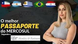 Qual o MELHOR PASSAPORTE do Mundo e do Mercosul em 2026? Henley Passport Index
