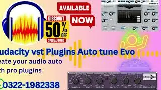 Audacity vst All plugins Auto tune | audio editing | tune settings