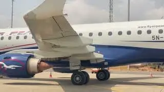 Airpiece flight arriving Ibadan Airport after 7 months of closure 