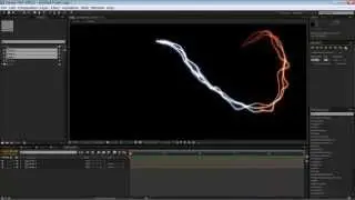 Light Strokes Effect with built in Plugins // After Effects Tutorial // HD