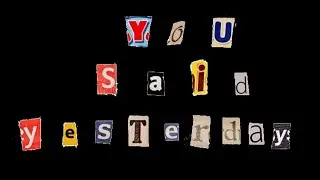 Boredom Swells - You Said Yesterday