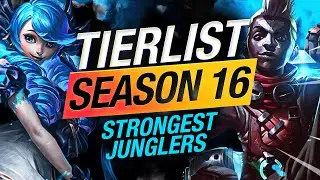 NEW UPDATED — STRONGEST Junglers For Season 16 TIER LIST