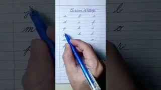 Cursive Writing a to z with Gel Pen | Cursive abcd | Cursive Letters | Cursive Handwriting Practice