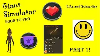 NOOB TO PRO | Rebirthing and Quests | Part 1 | Giant Simulator