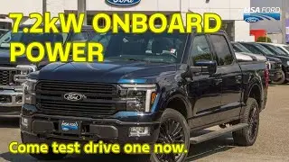 2025 Ford F-150 Platinum Hybrid | 7.2kW Pro Power & BlueCruise | MSA Ford Abbotsford