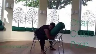 Chair Child’s Pose - Restorative Yoga