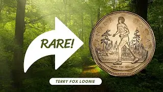 Rare Canadian Coin 2005 Terry Fox 'No Grass' Loonie worth $150 #mapleleafnumismatics