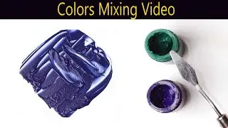 How To Mix Green And Violet Make Classic Blue Color
