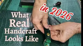 What Real Handcraft Looks Like in 2026 | No Factory No Shortcuts | Leather Satchel Handbag 