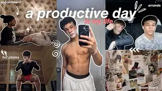 a productive day in my life | self care, workout, errands, friends!